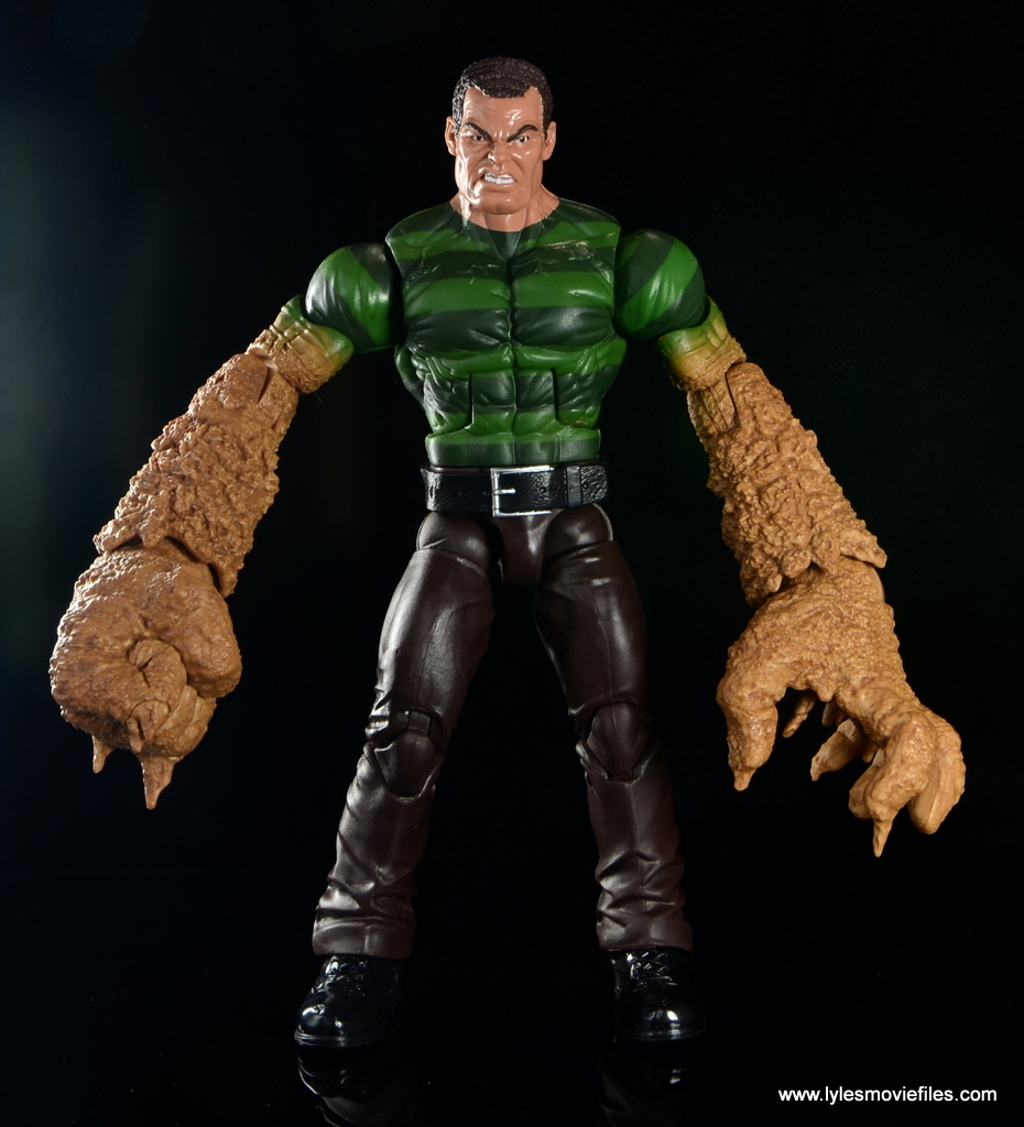 Marvel Legends Sandman figure review Lyles Movie Files