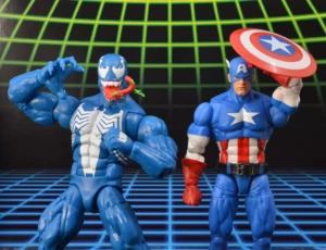 marvel legends gamerverse captain america vs venom review - main pic
